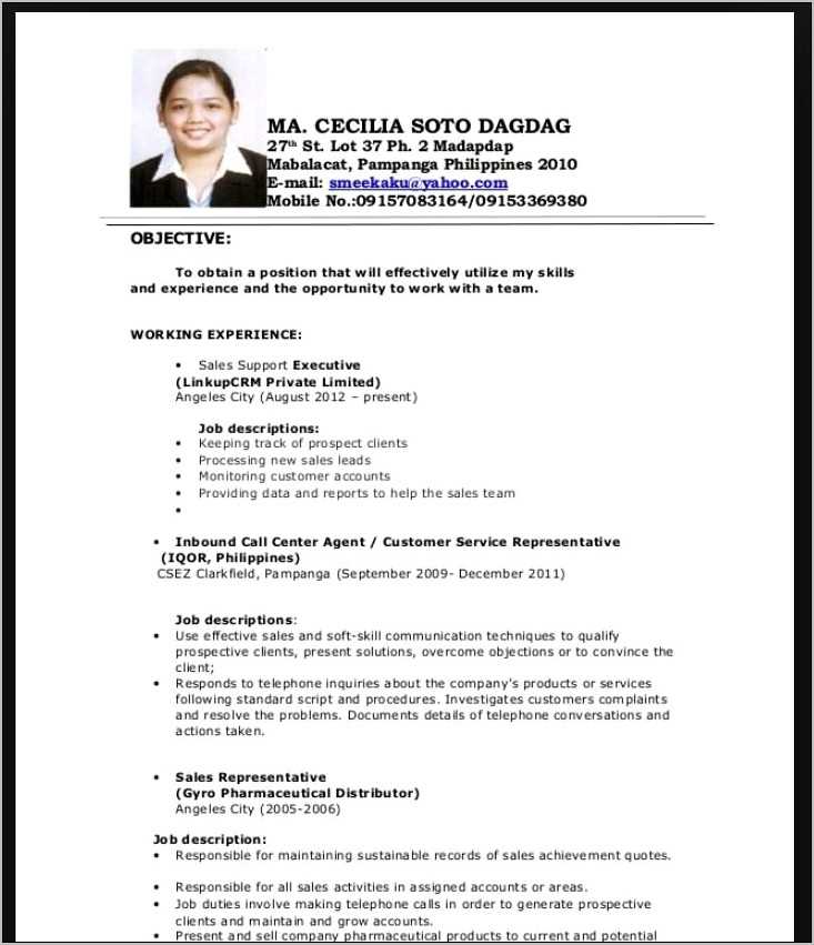 resume sample malaysia 2023