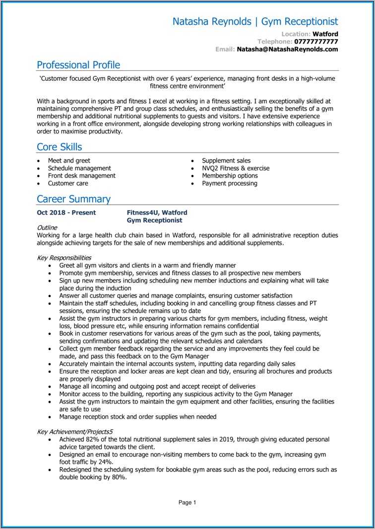 School Receptionist Job Description For Resume Resume Example Gallery