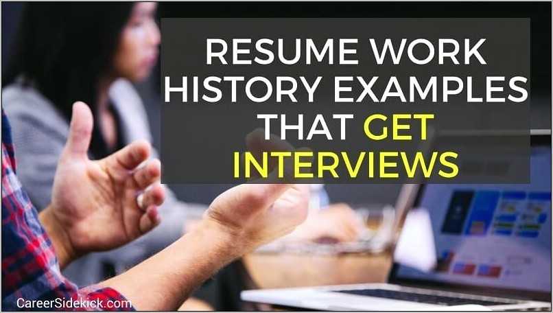 Self Employment History On Job - Self Employment History On Job Resume