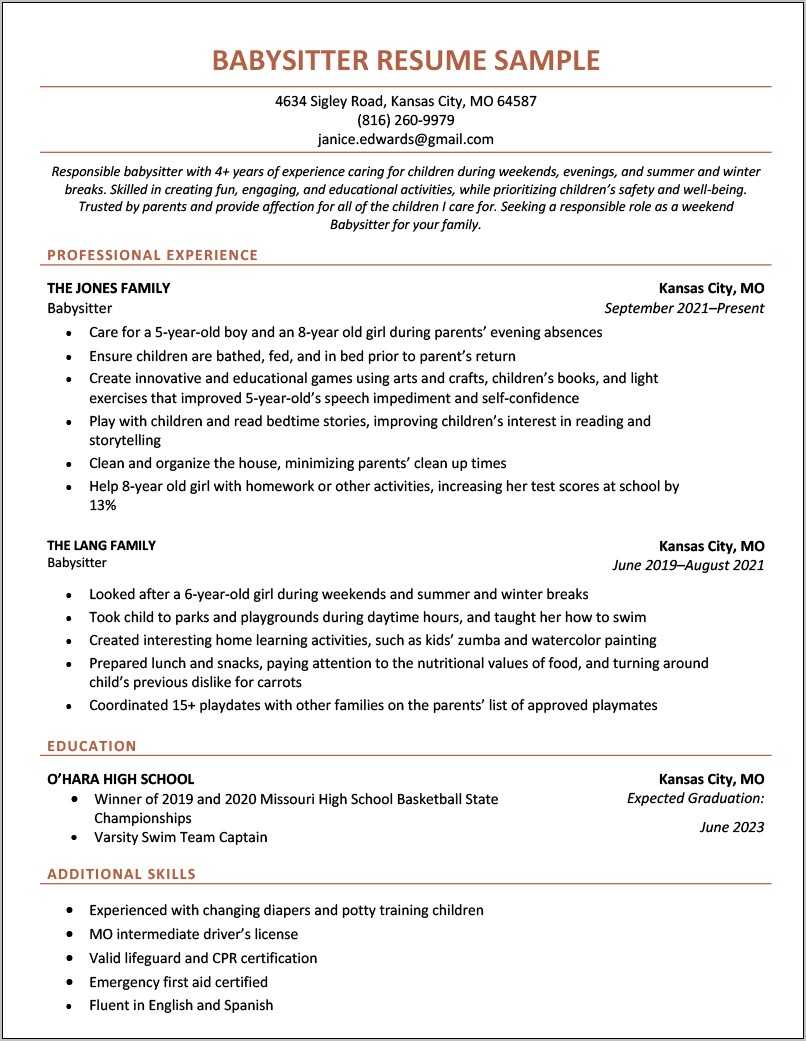 Should A Resume After College Include High School