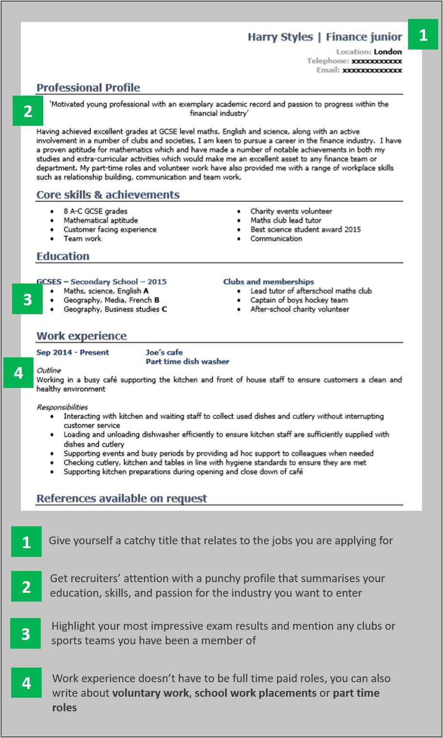 Should you give school dates on resume resume example gallery