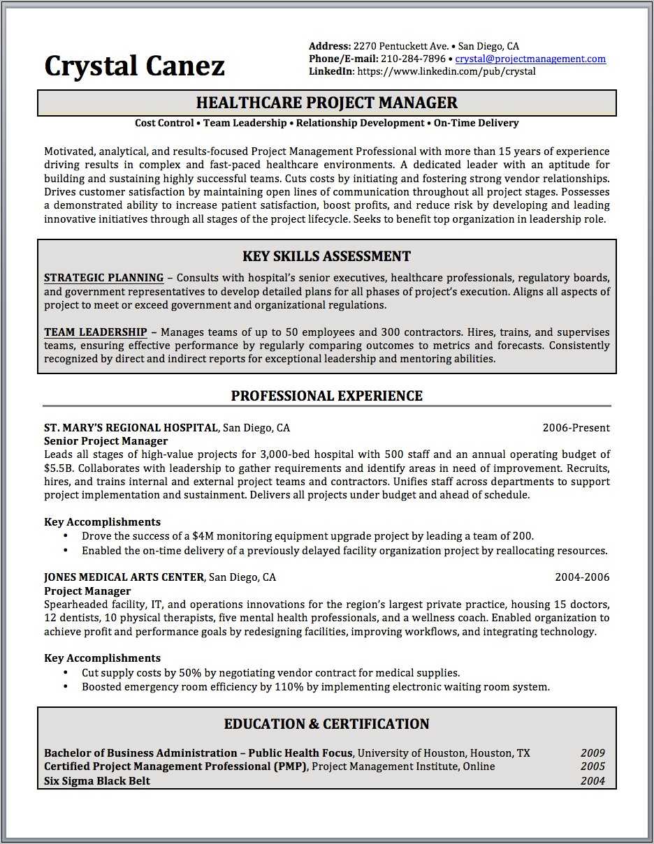 Skills Section Of Resume For Healthcare - Skills Section Of Resume For Healthcare